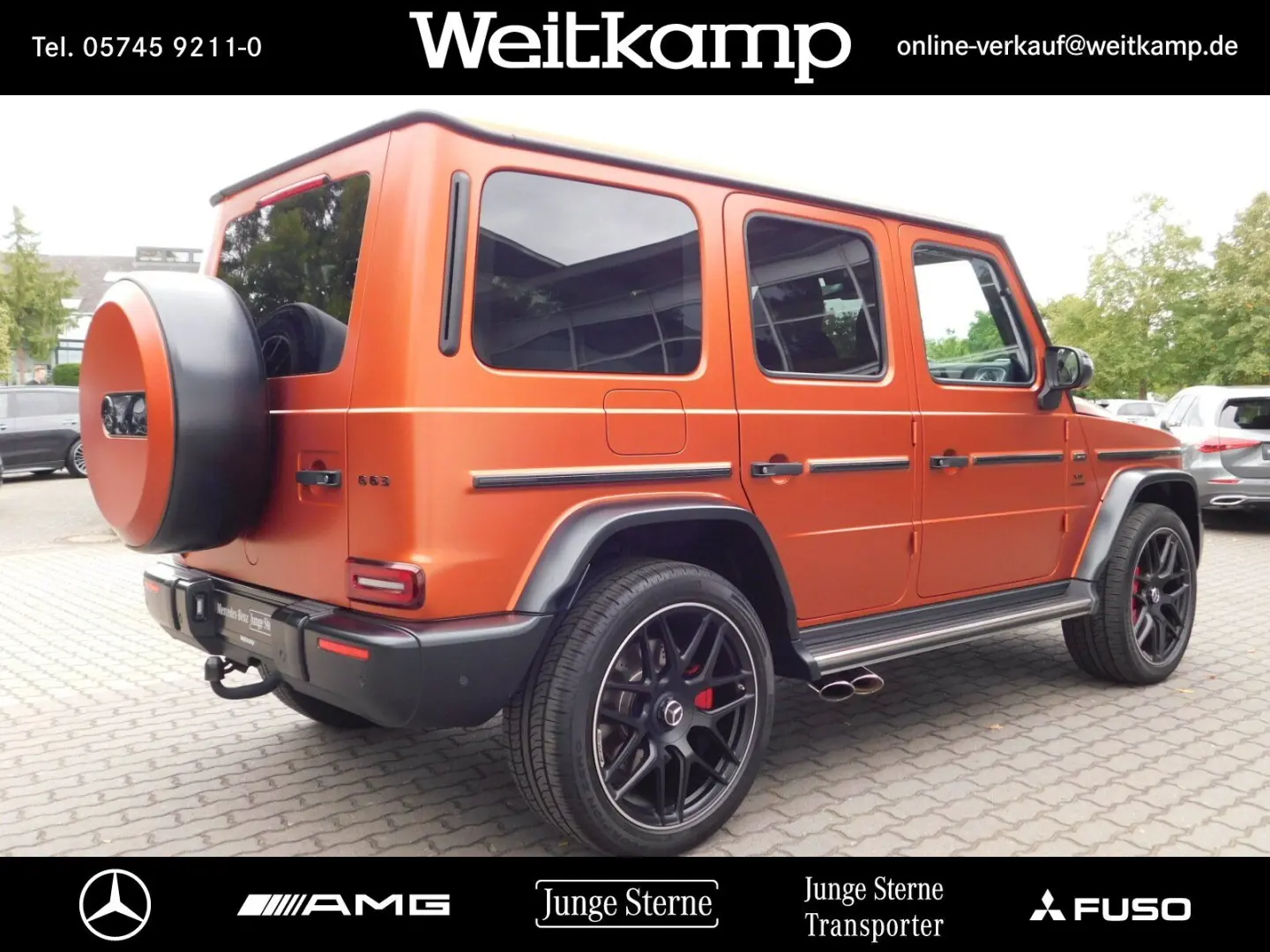 AMG G 63 Manufaktur Kupferorange Fond-Entert. TV