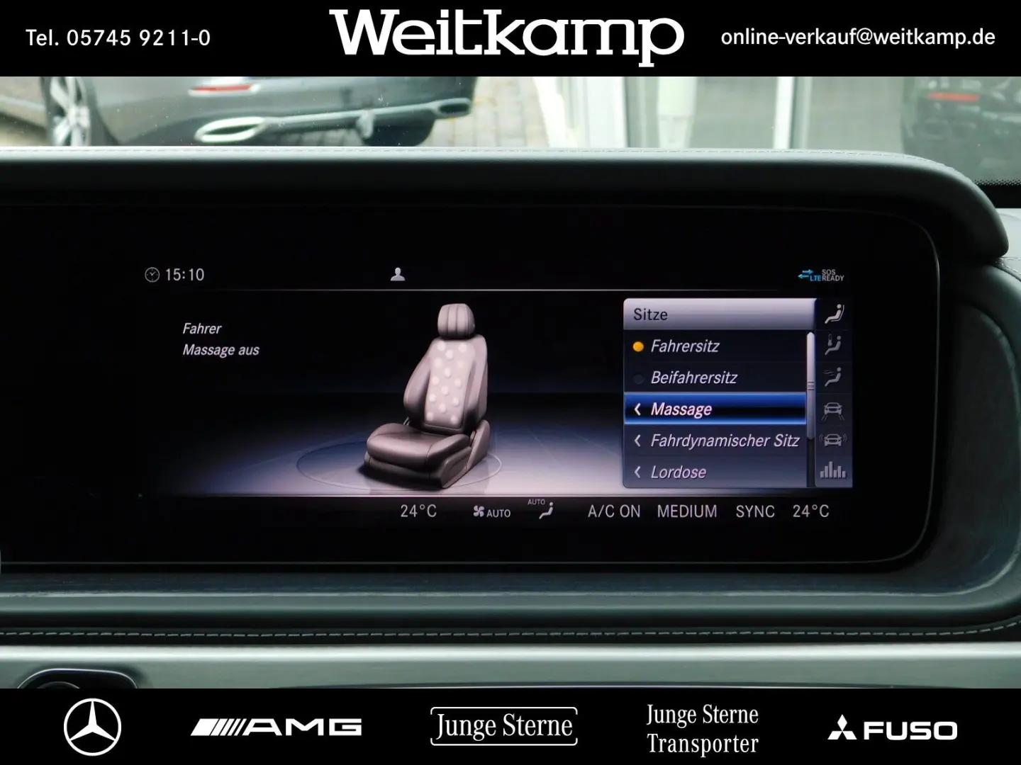 AMG G 63 Manufaktur Kupferorange Fond-Entert. TV