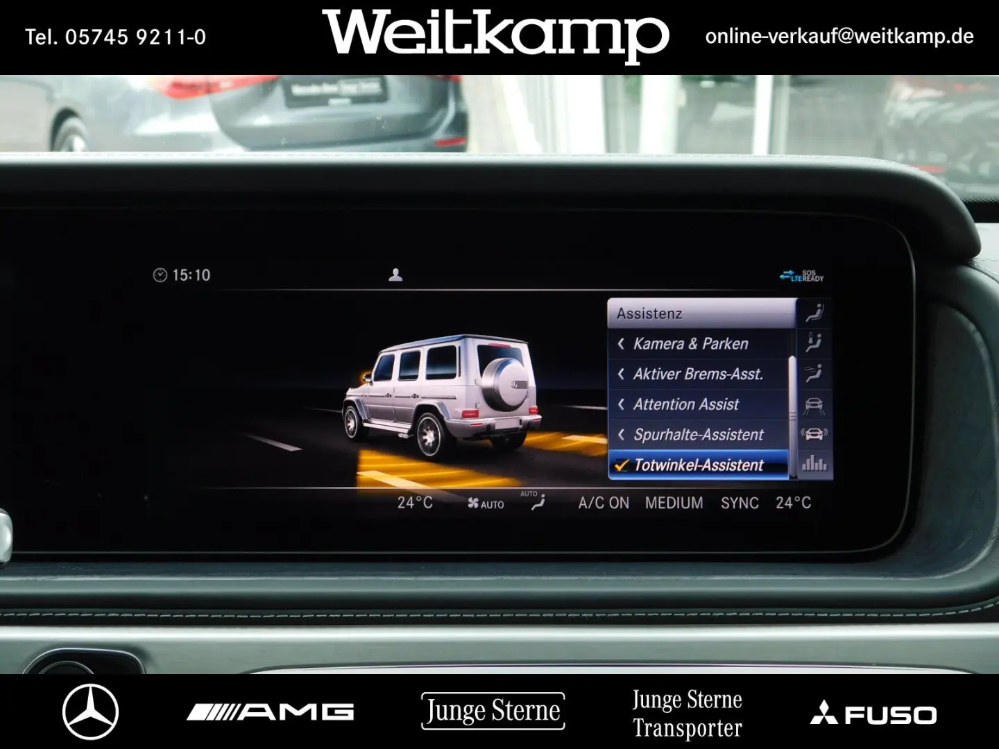 AMG G 63 Manufaktur Kupferorange Fond-Entert. TV