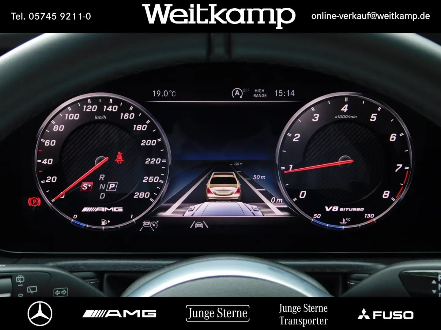 AMG G 63 Manufaktur Kupferorange Fond-Entert. TV