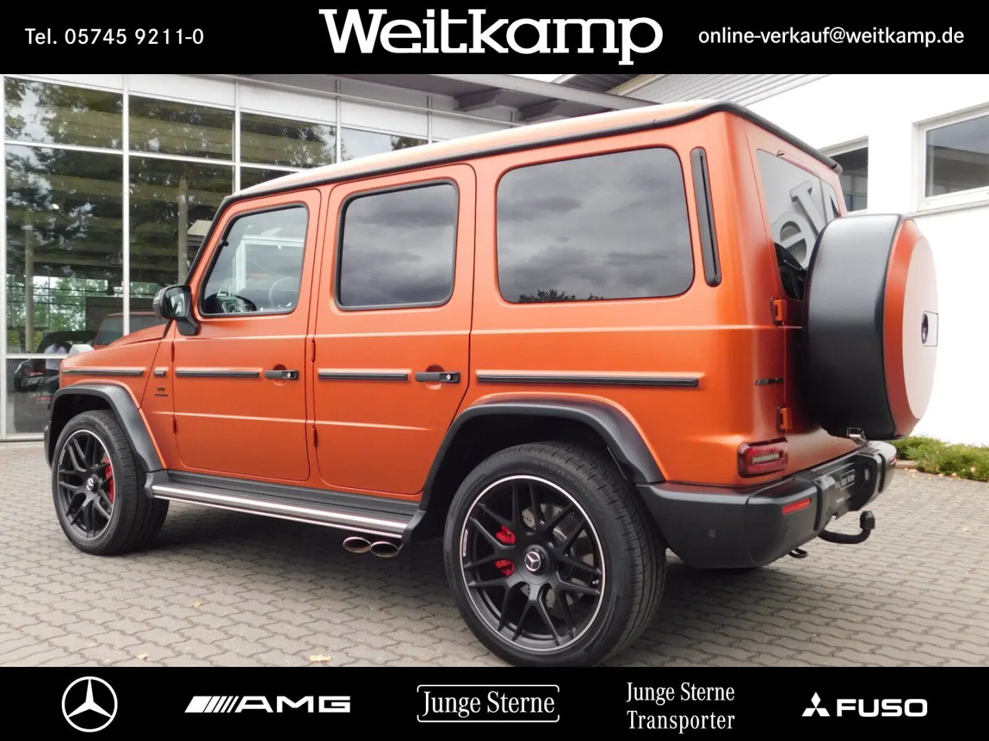 AMG G 63 Manufaktur Kupferorange Fond-Entert. TV