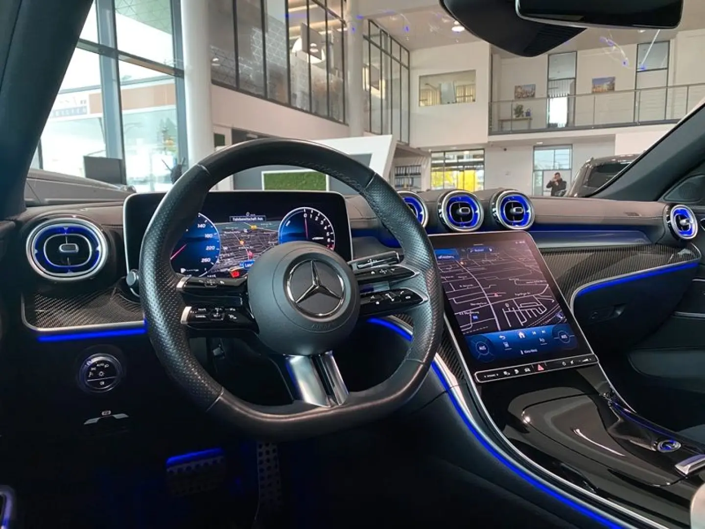 C 300e AMG MBUX DigiLight Carbon Memory DTR 360