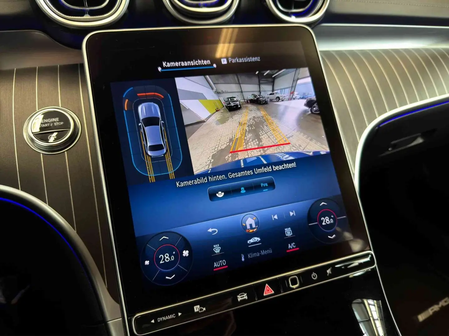 C 200 AMG  Totwinkel Spurhalte MEMORY LED 19