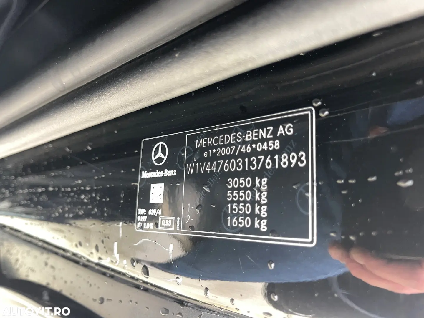 Mercedes-Benz Vito 114CDI AUTOMAT LUNG USI SPATE