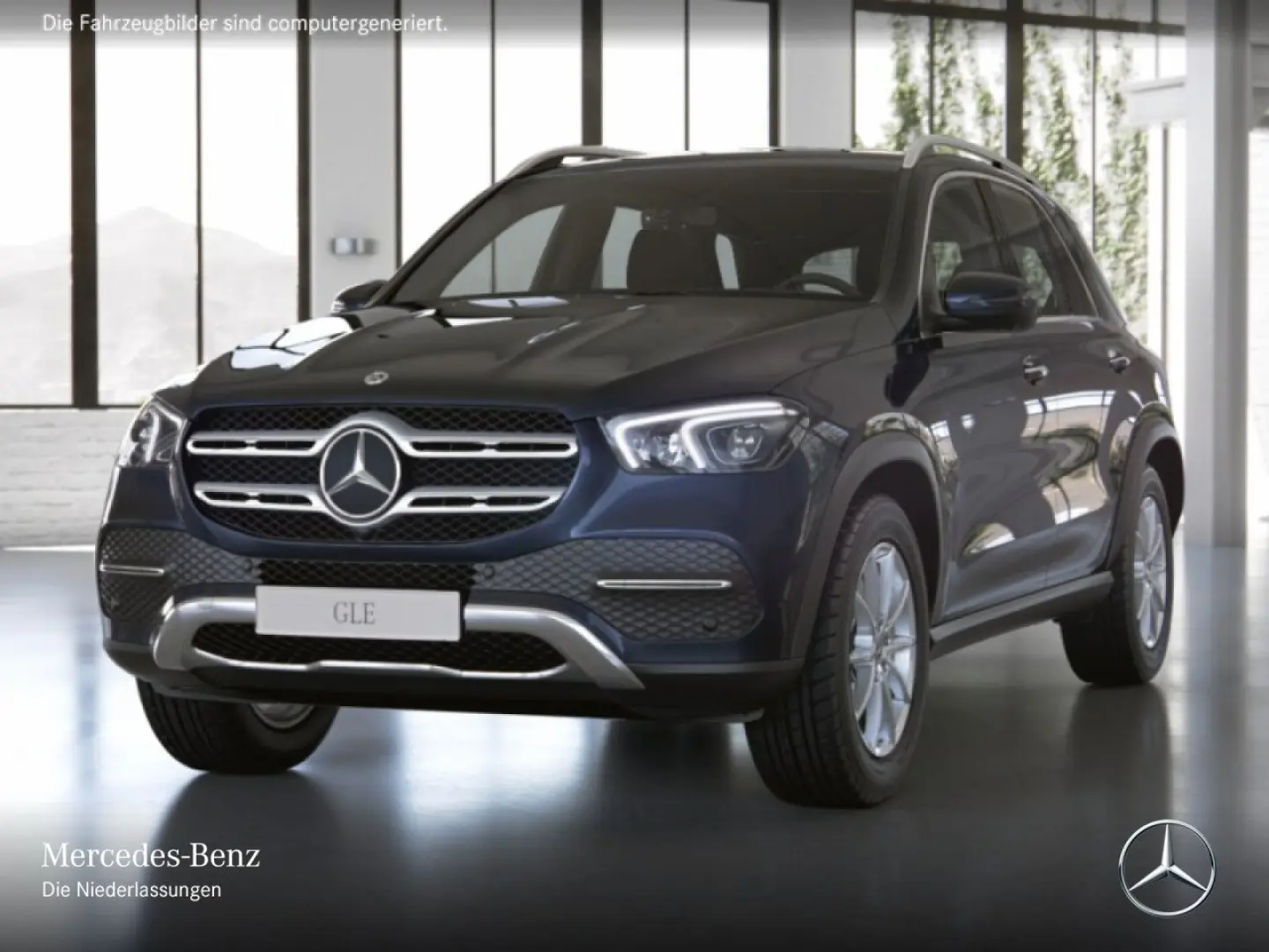GLE350 de 4M AHK 360  Burmester Ambie Spieg