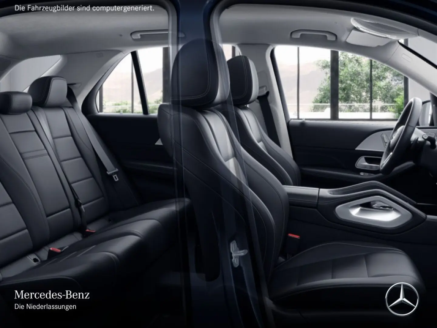 GLE350 de 4M AHK 360  Burmester Ambie Spieg