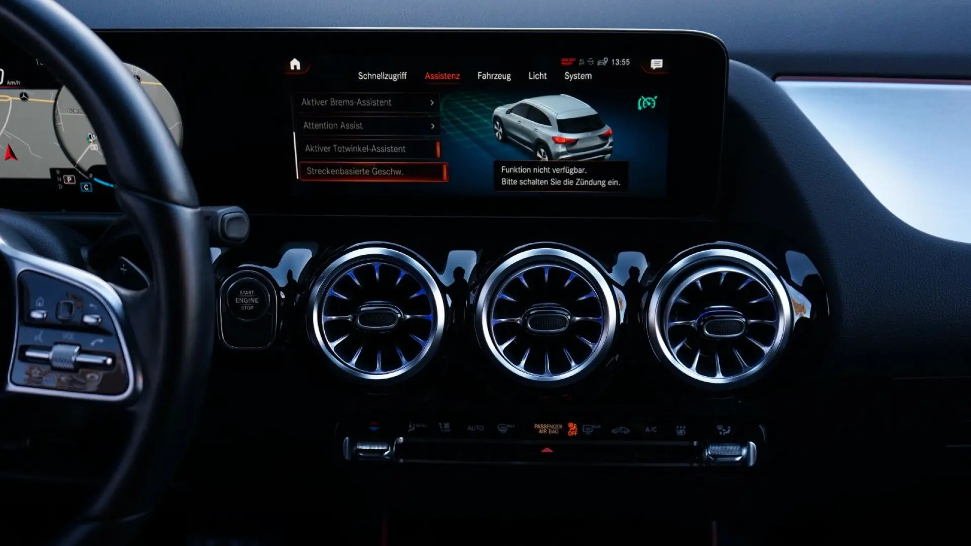 GLA 250 e PROGRESSIVE HUD ACC AHK