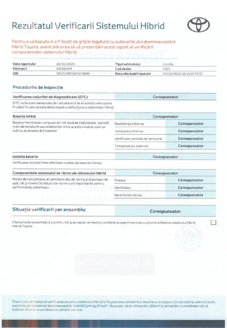 TOYOTA COROLLA 2.0 hibrid