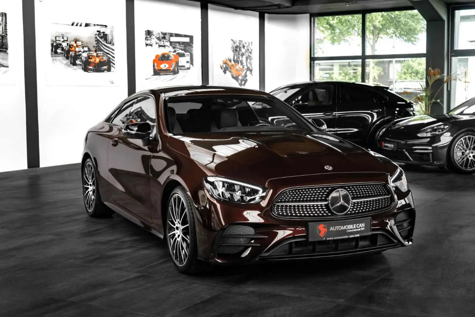 E 450 4M COUPÉ #AMG LINE #RUBELLITROT #1.HAND