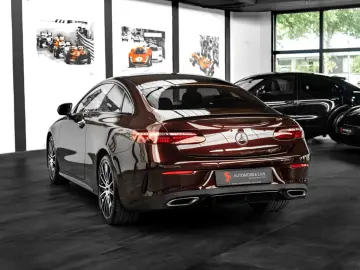 E 450 4M COUPÉ #AMG LINE #RUBELLITROT #1.HAND