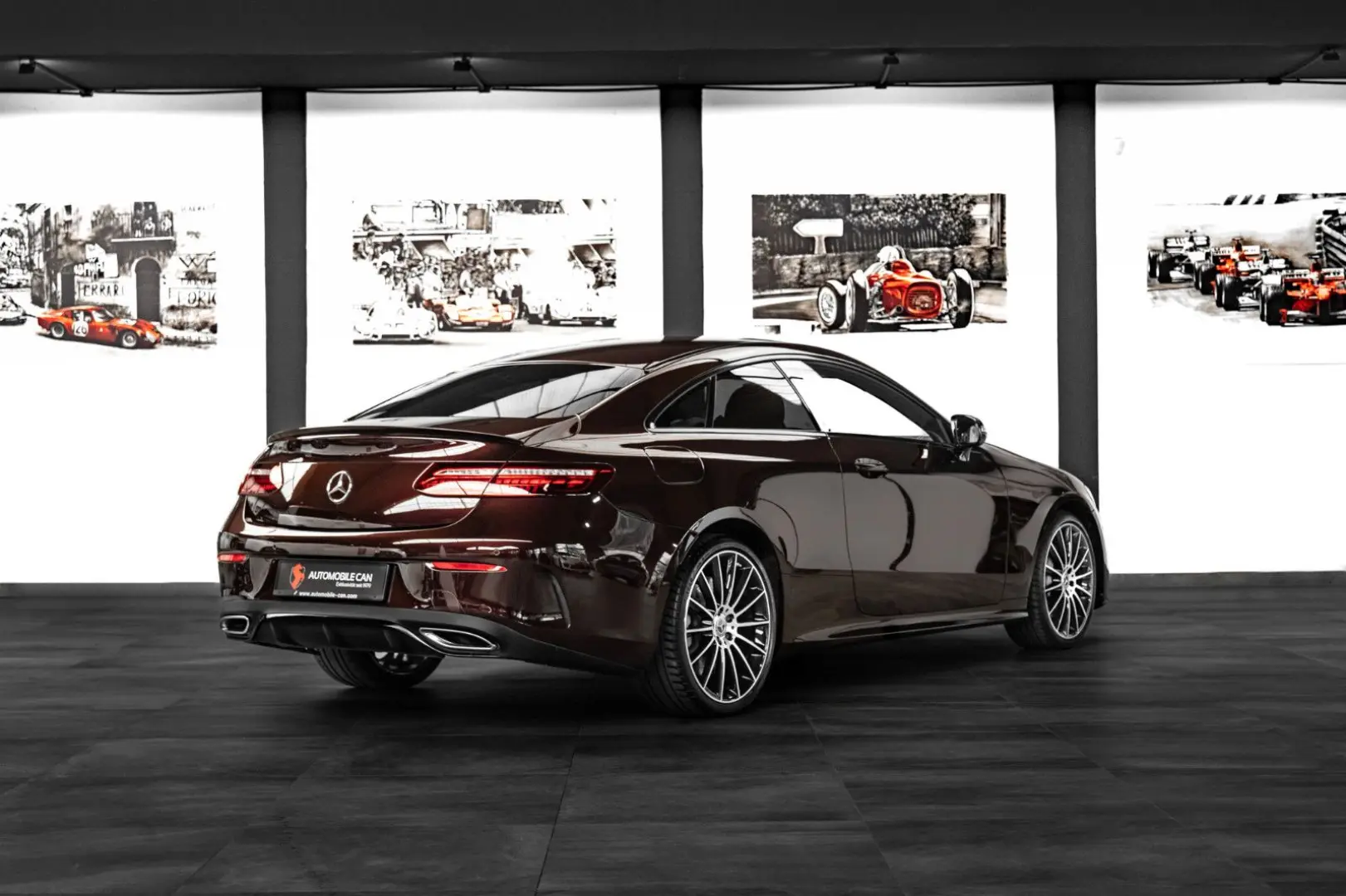 E 450 4M COUPÉ #AMG LINE #RUBELLITROT #1.HAND