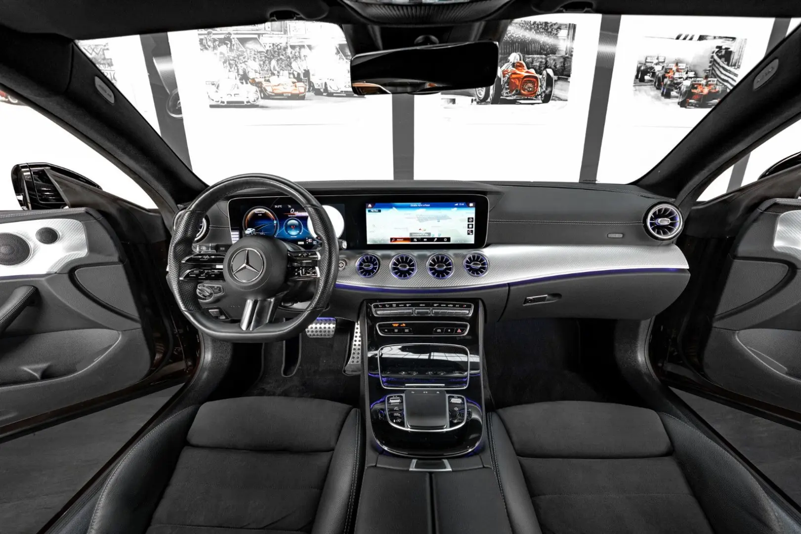 E 450 4M COUPÉ #AMG LINE #RUBELLITROT #1.HAND