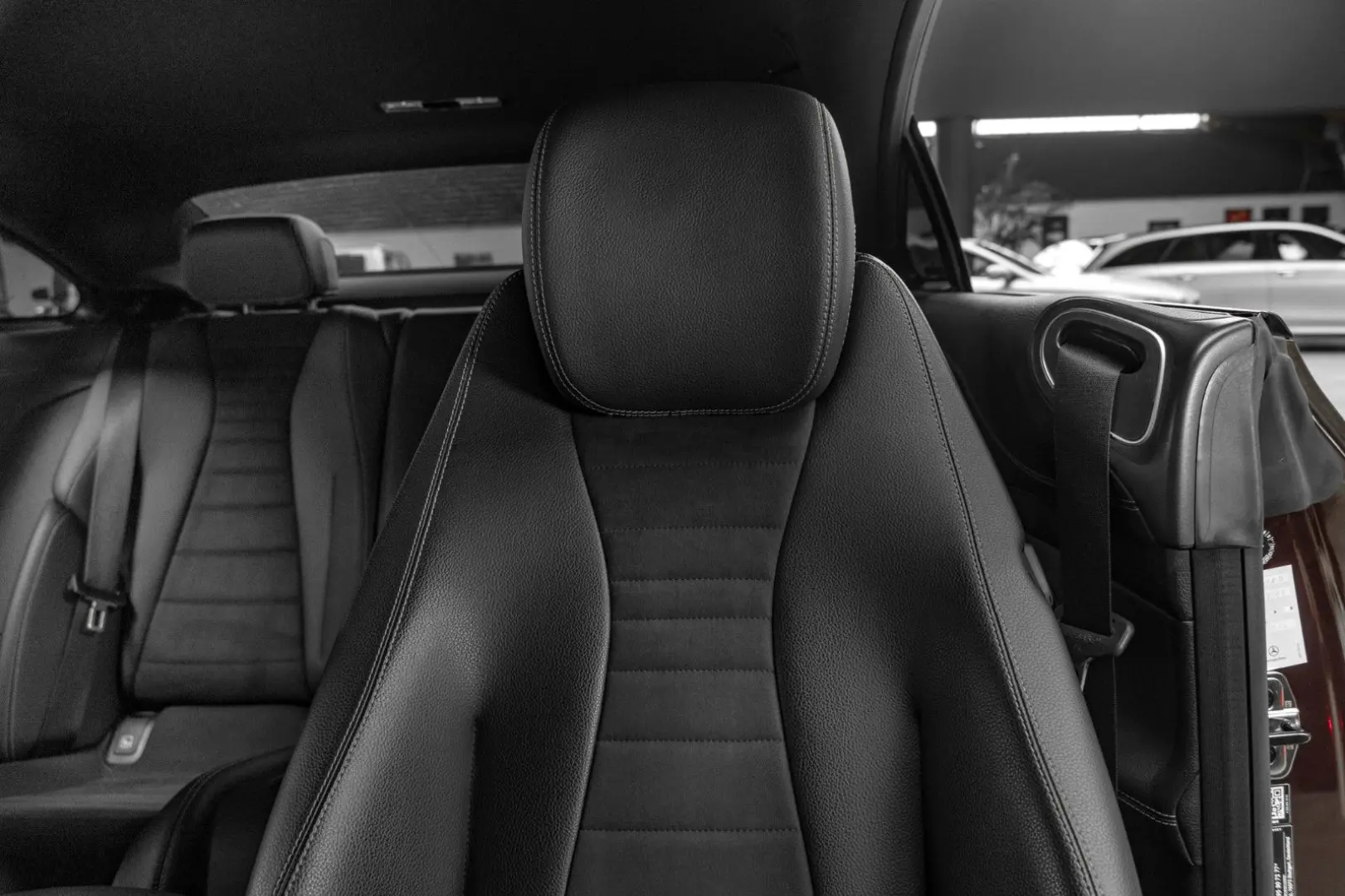 E 450 4M COUPÉ #AMG LINE #RUBELLITROT #1.HAND