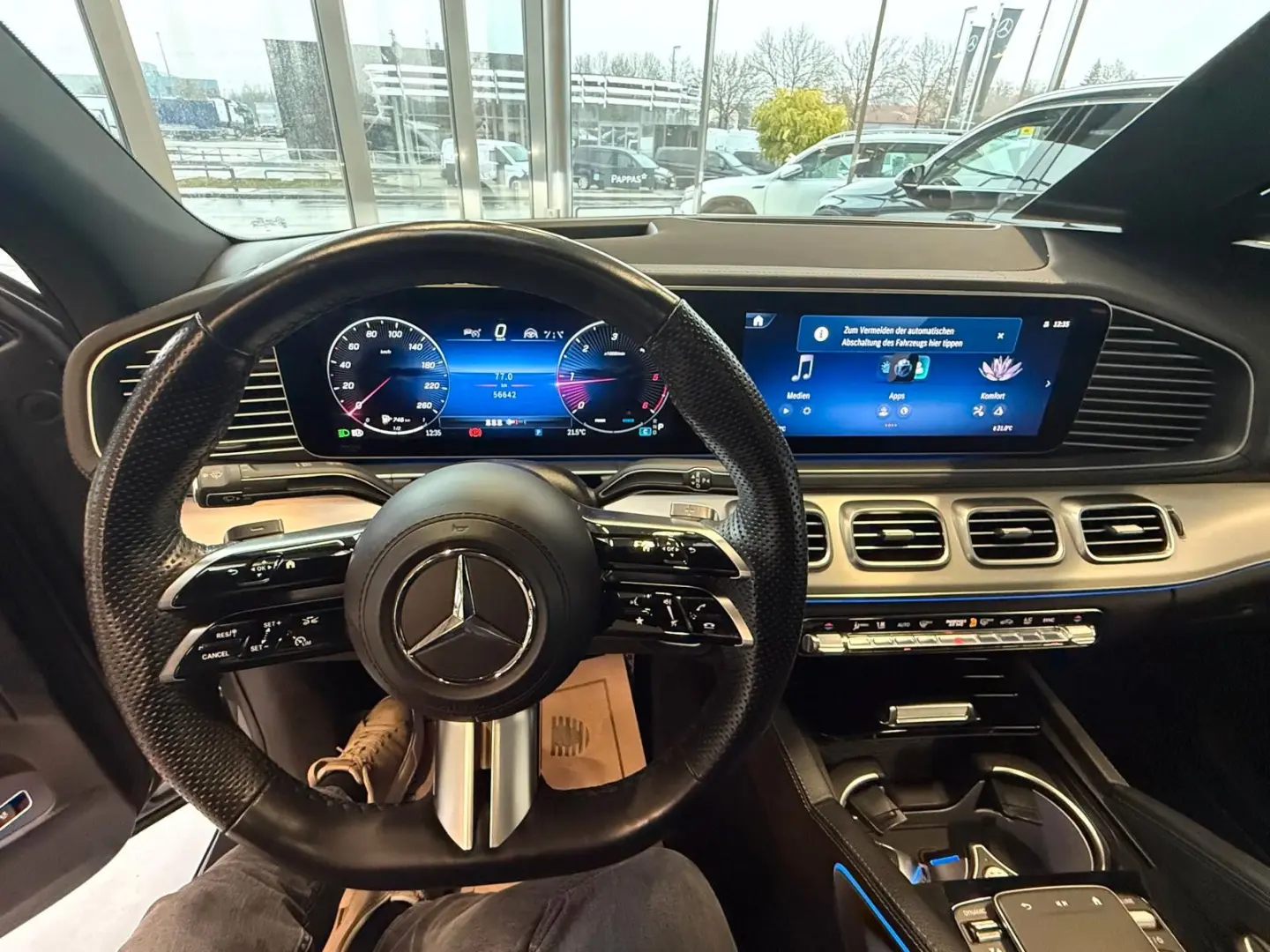 GLE 450d 4M Coupe AMG PANO HUD LUFT BURM 22 Nigh