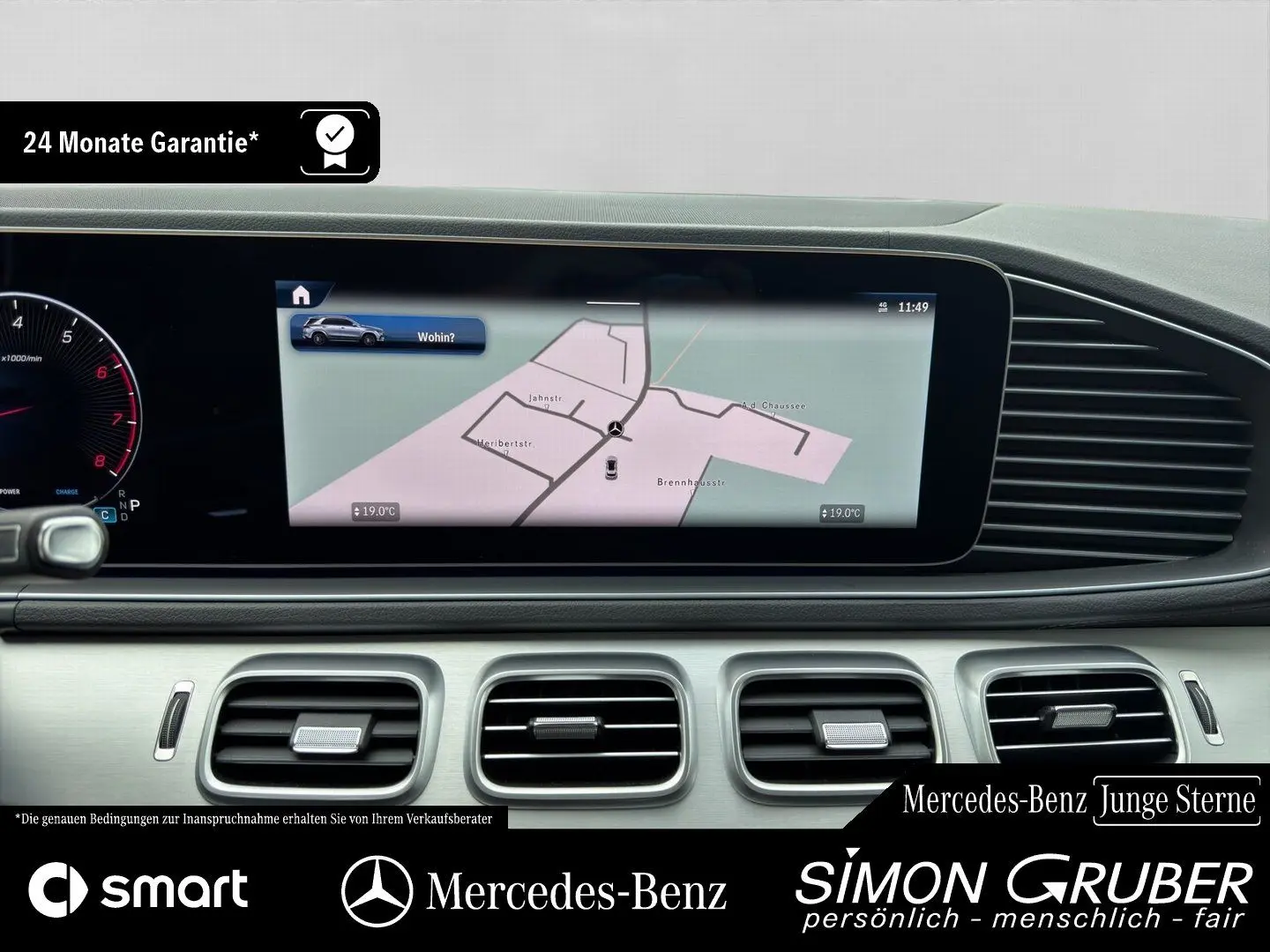 GLE 450 4M AMG Night MBeam Burmester AHK 22Zoll