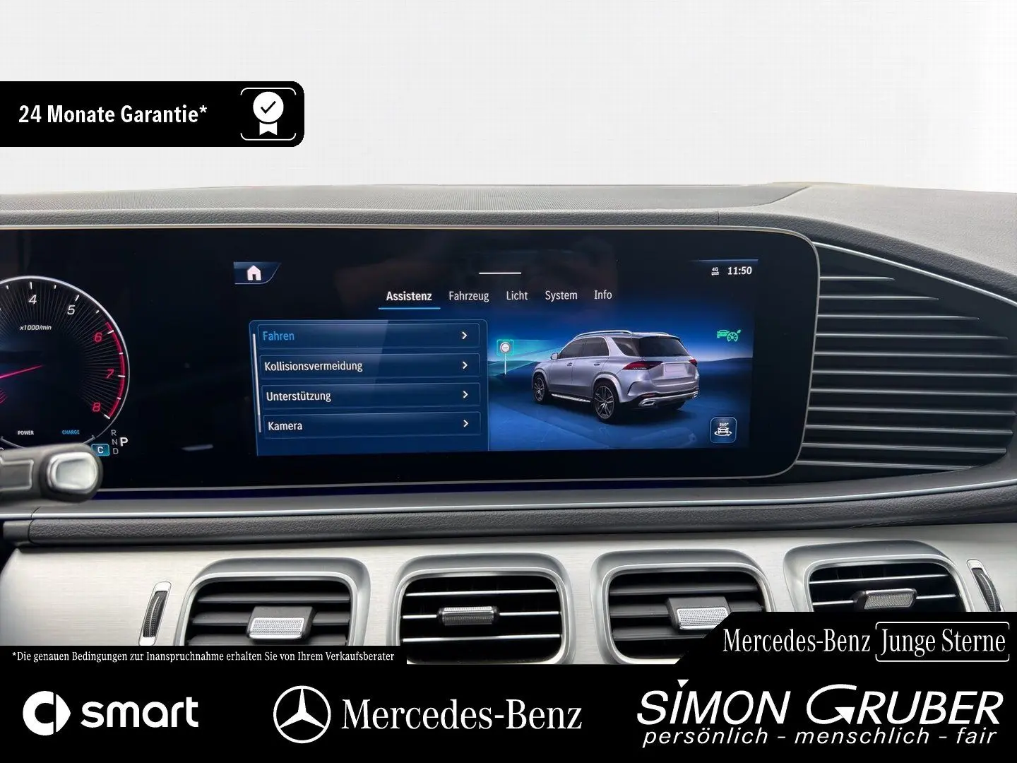 GLE 450 4M AMG Night MBeam Burmester AHK 22Zoll