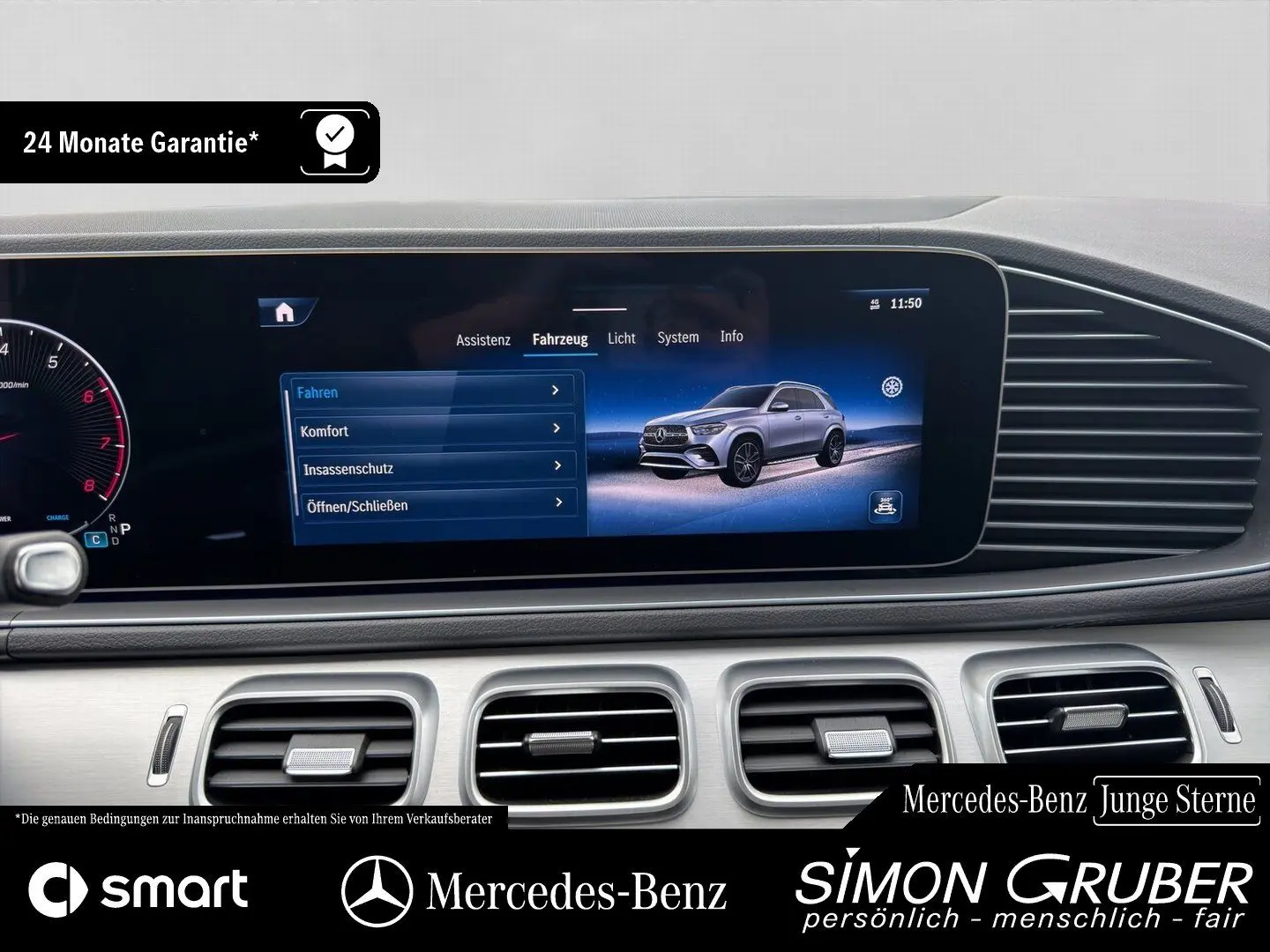 GLE 450 4M AMG Night MBeam Burmester AHK 22Zoll