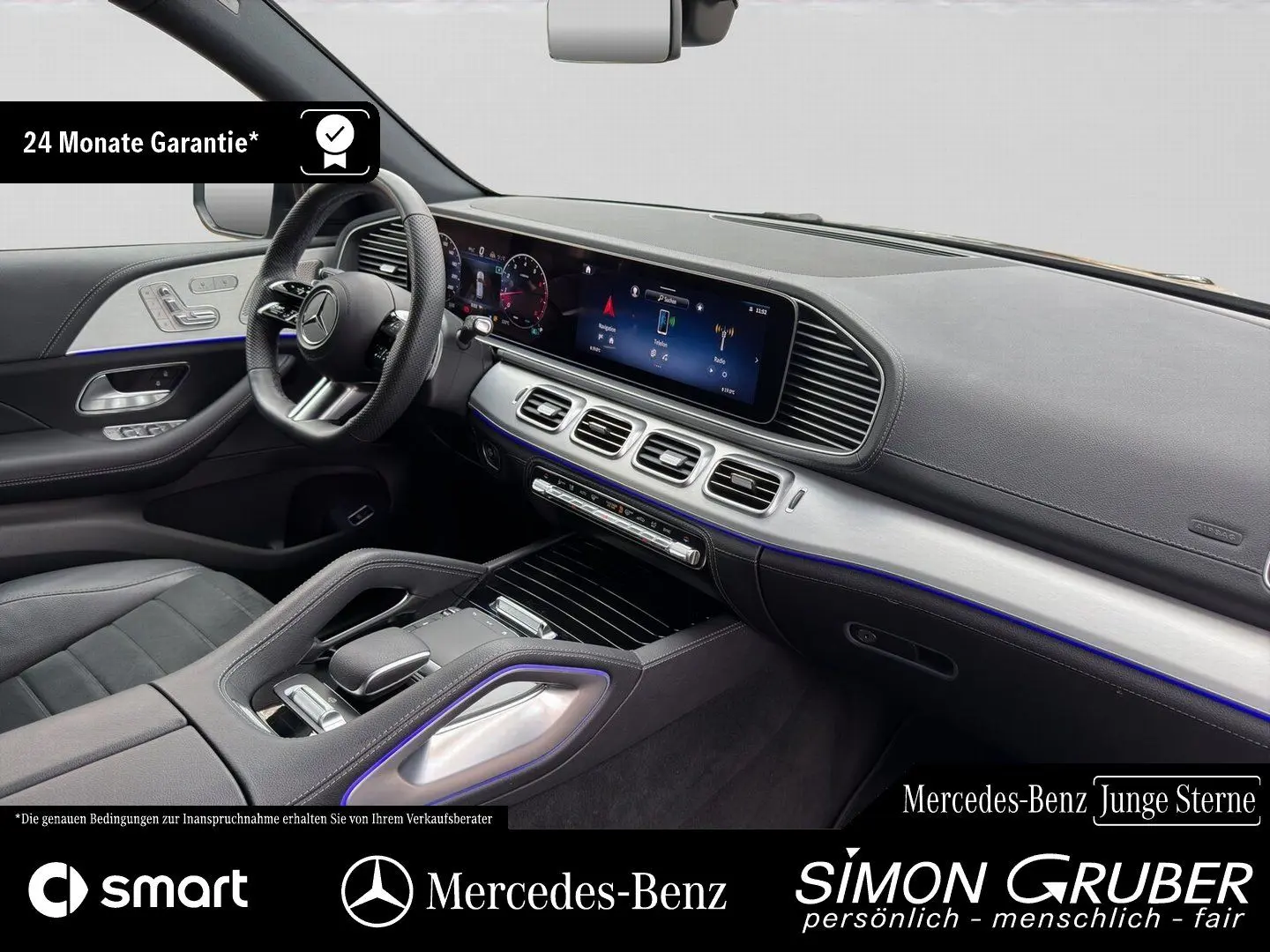 GLE 450 4M AMG Night MBeam Burmester AHK 22Zoll