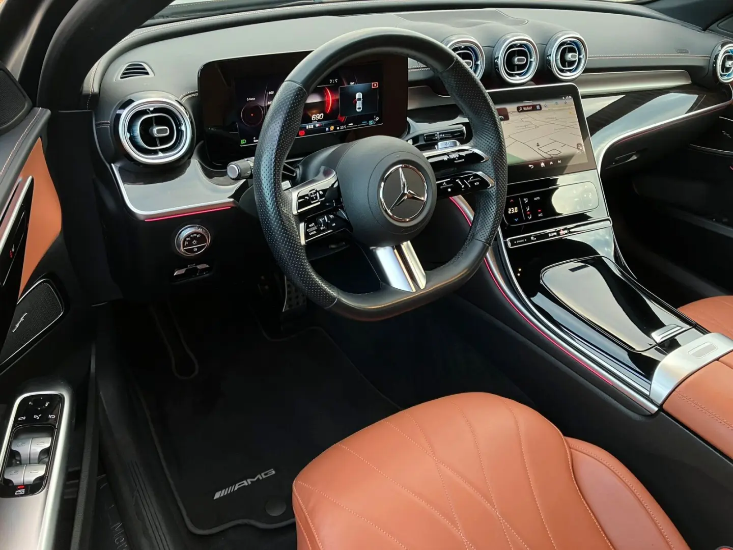 C 200 AMG Line Leder-siennabraun Sound NP72.066€