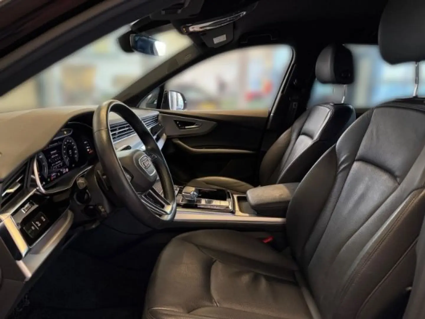 Q7 55 TFSI e S-Line Leder Matrix-LED RearView B&