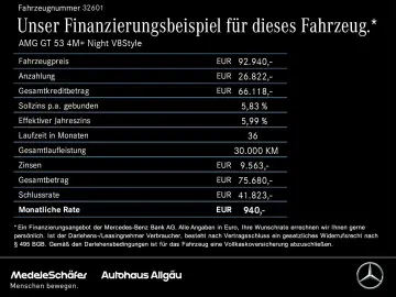 AMG GT 53 4M  Night V8Style Magno HuD PerfAGA 21