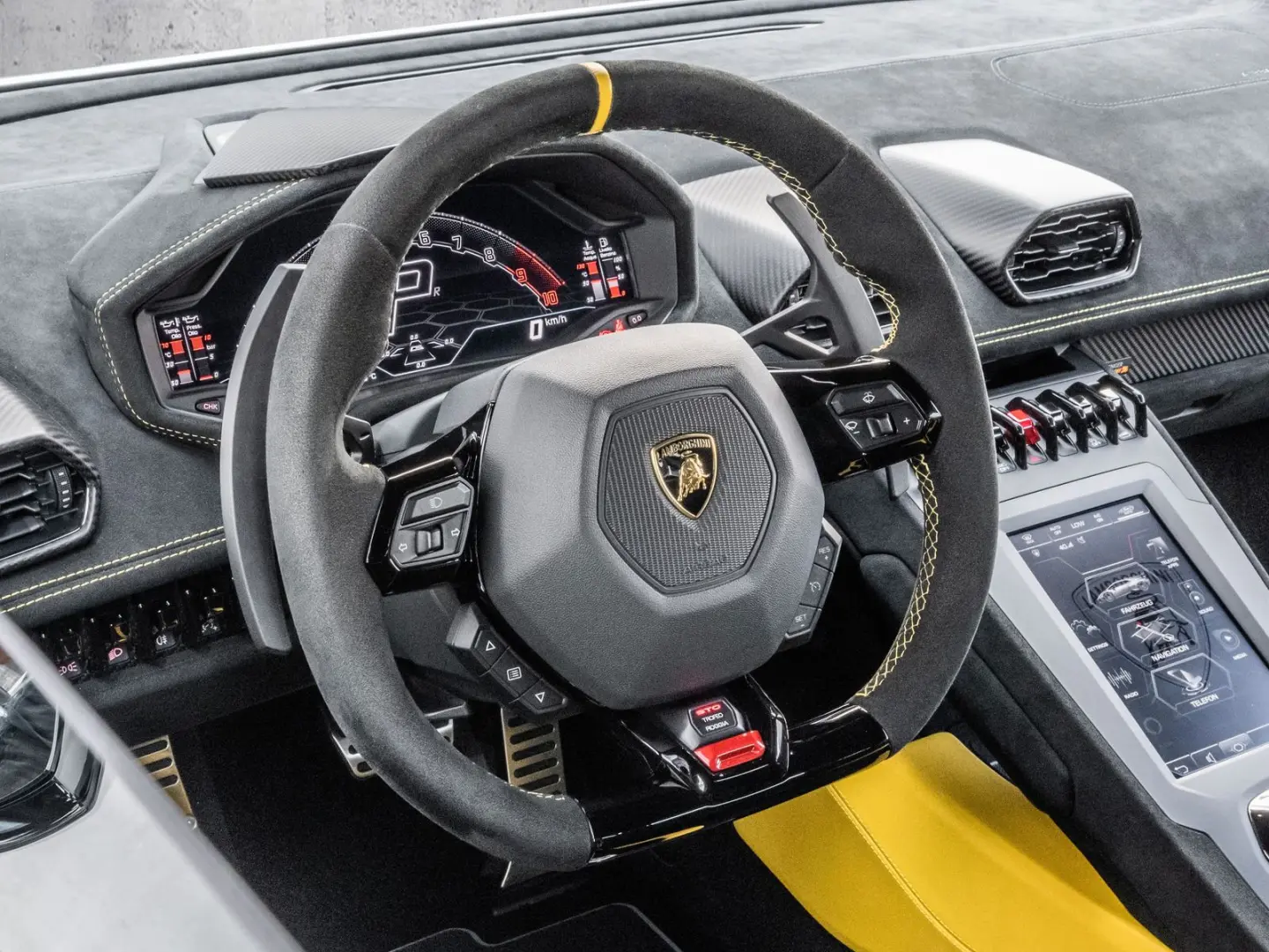 Huracan STO Bianco Monocerus  Lifting System