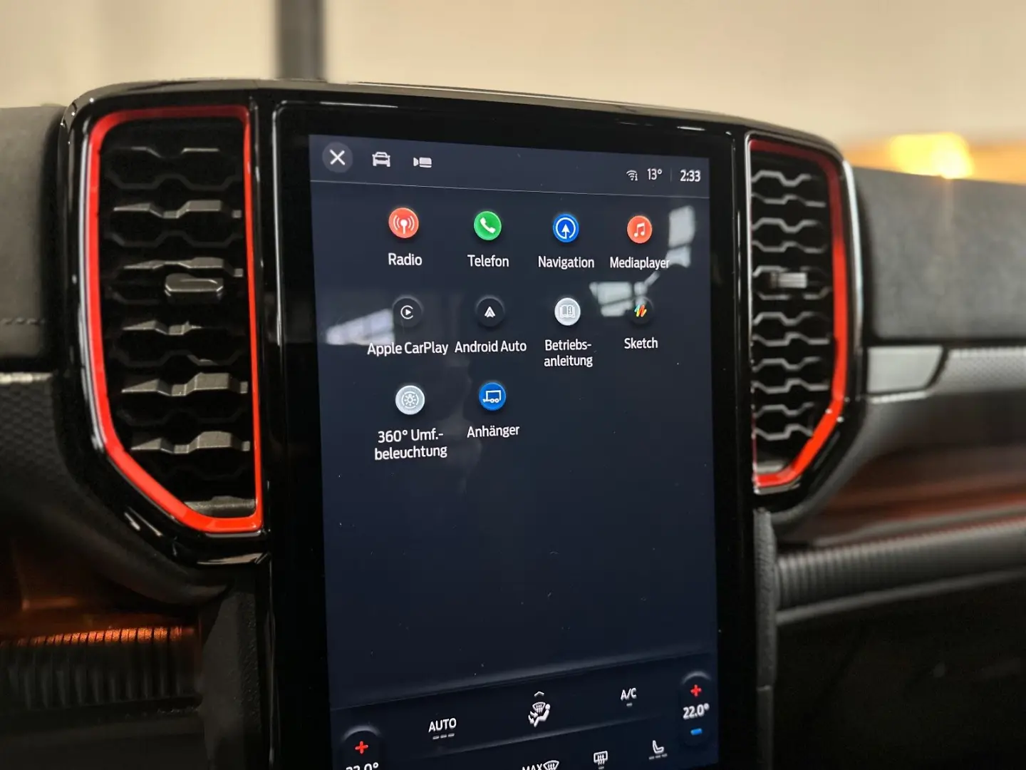 Ford Ranger Raptor e-4WD  Virtual B&O ACC