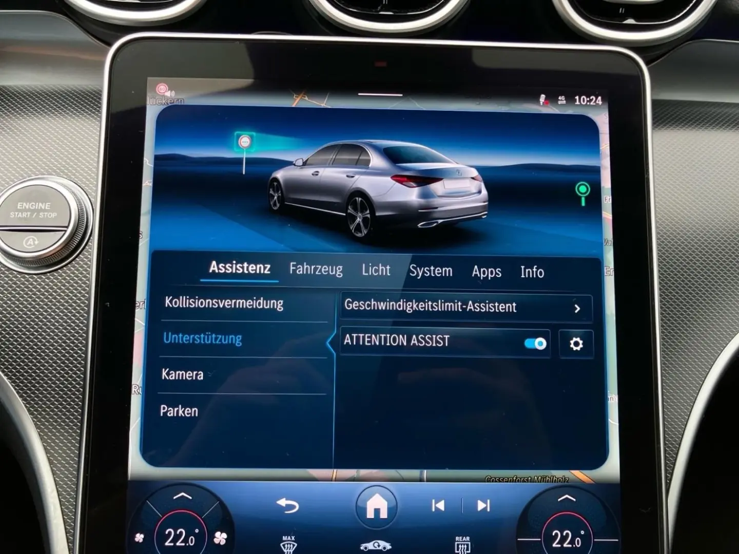 C 220 d Avantgarde LenkradH AHK Kamera Totwinkel