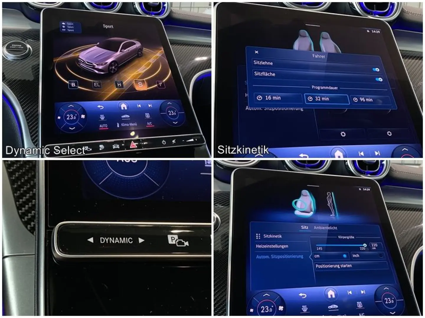 C 300e AMG MBUX DigiLight Carbon Memory DTR 360