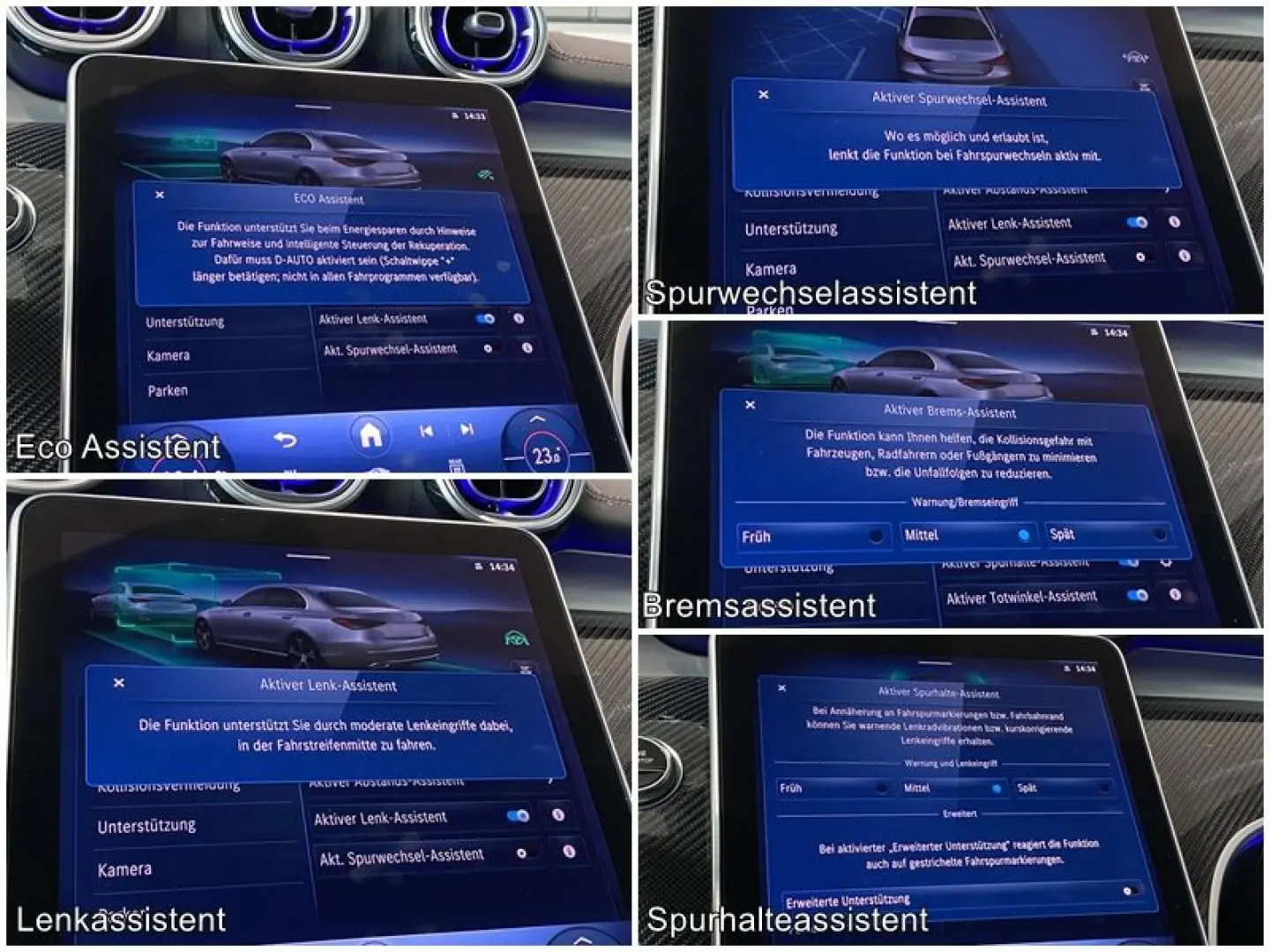 C 300e AMG MBUX DigiLight Carbon Memory DTR 360