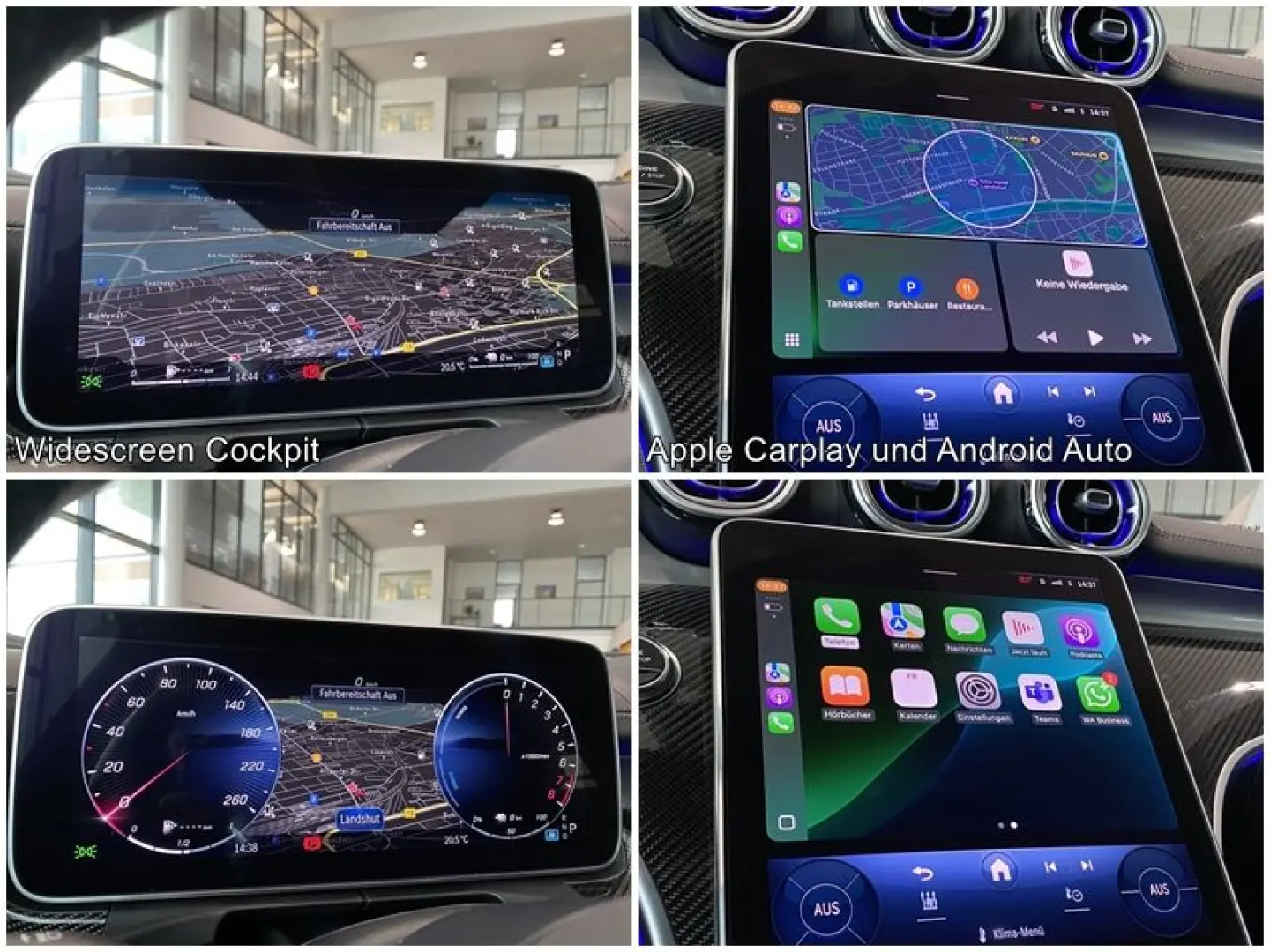 C 300e AMG MBUX DigiLight Carbon Memory DTR 360