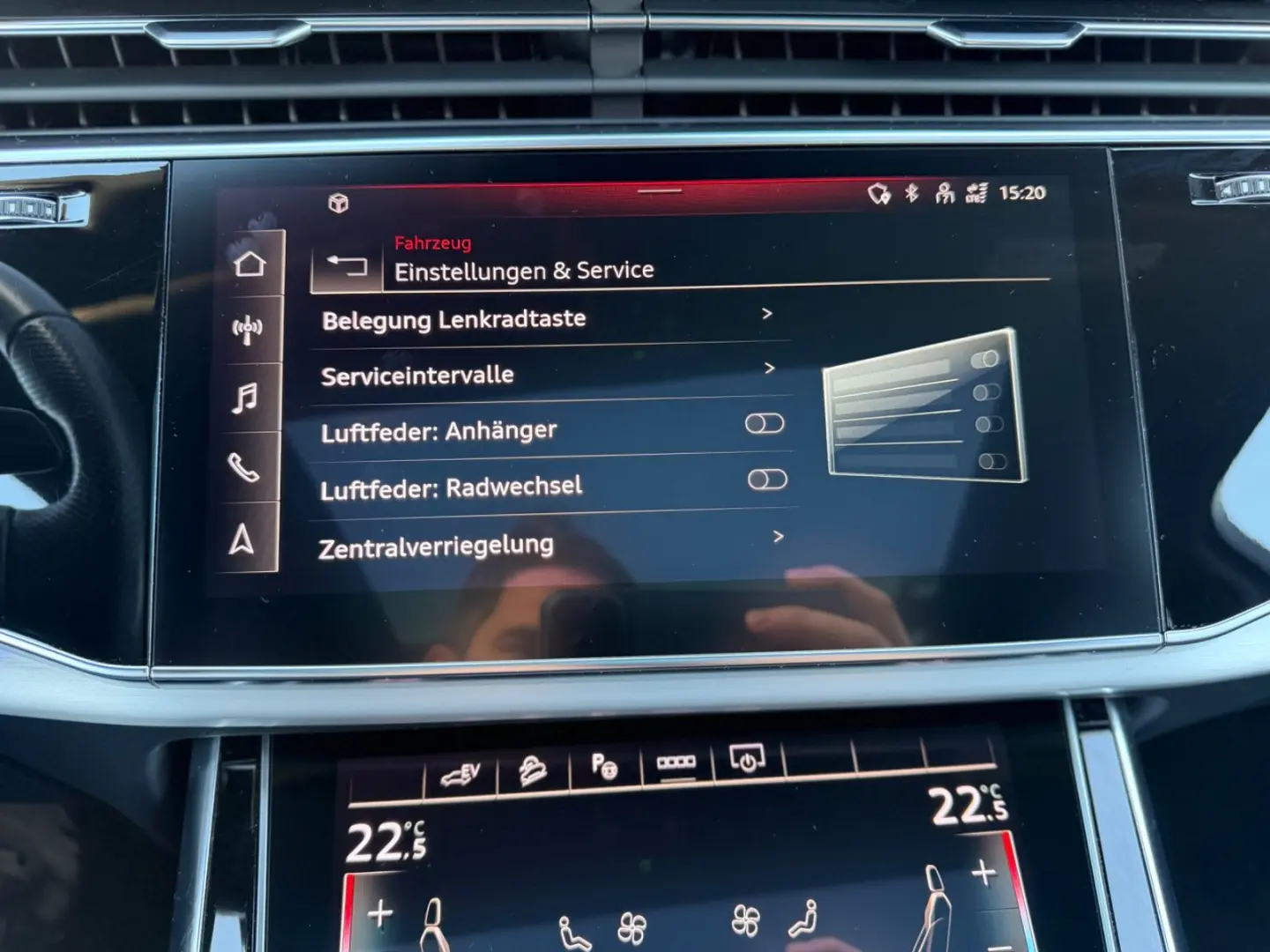 Q7 55 TFSI e  S line Matrix-Laser Luft B&O Pano