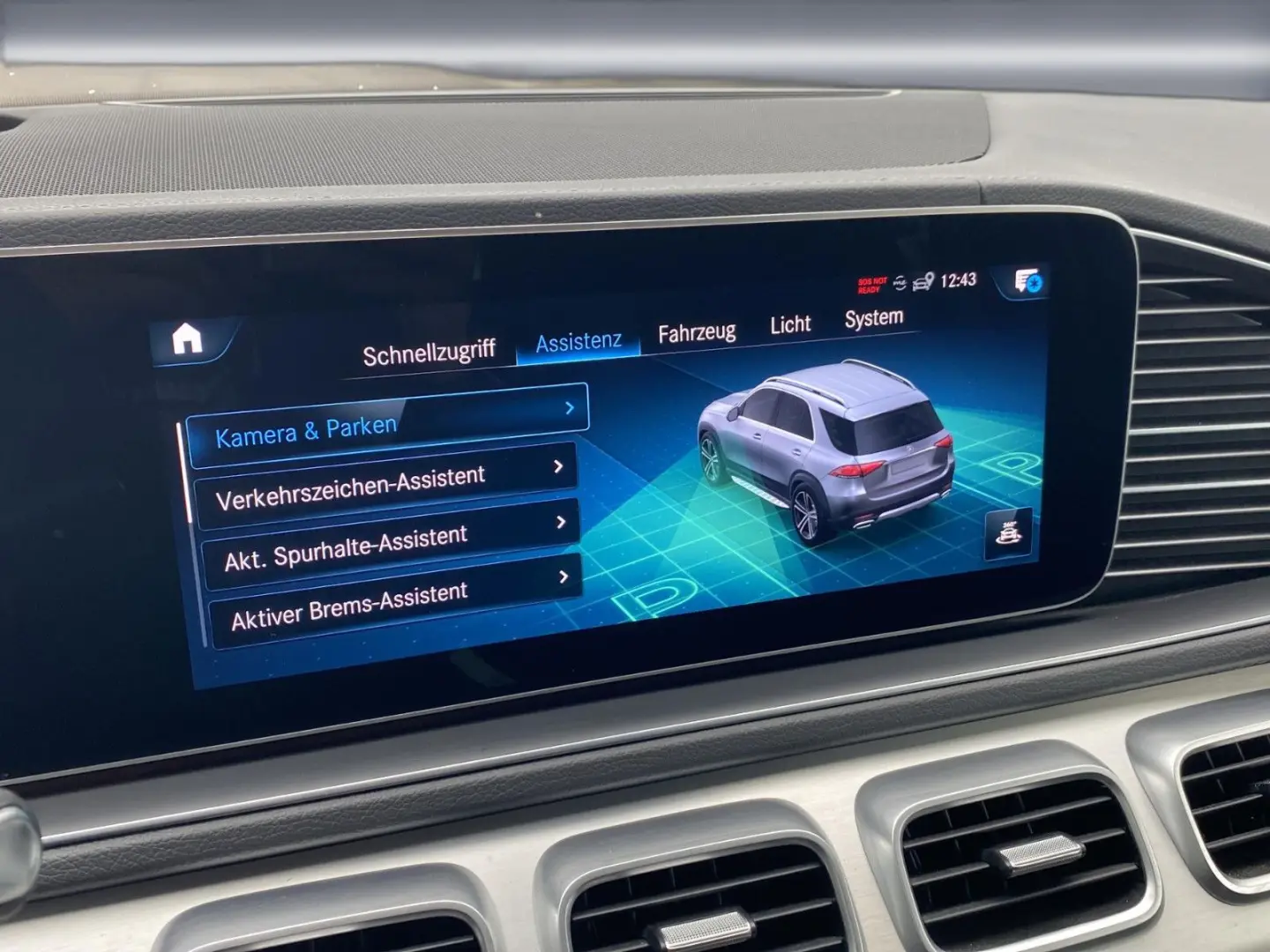 GLE 350 de AMG 20 Distro 360  AHK HUD Alcantara