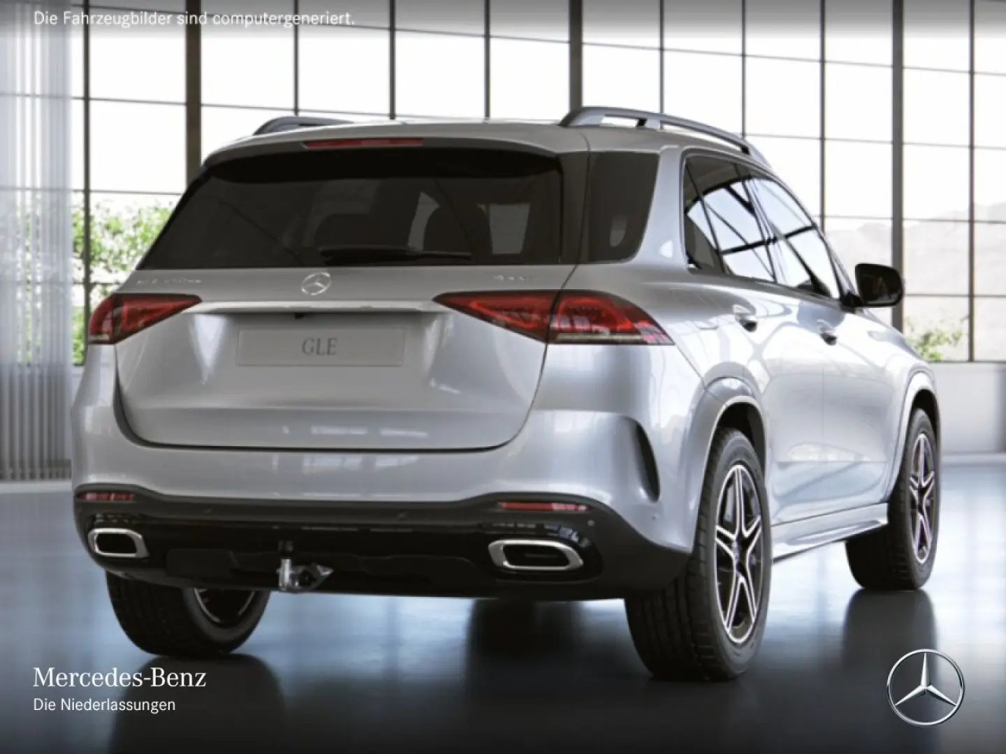 GLE350de 4M AMG Dist Pano 360  AHK Burm Night