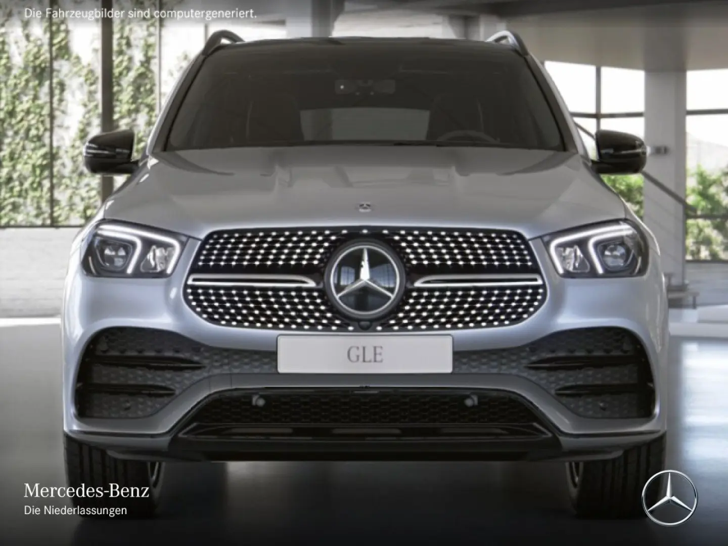 GLE350de 4M AMG Dist Pano 360  AHK Burm Night