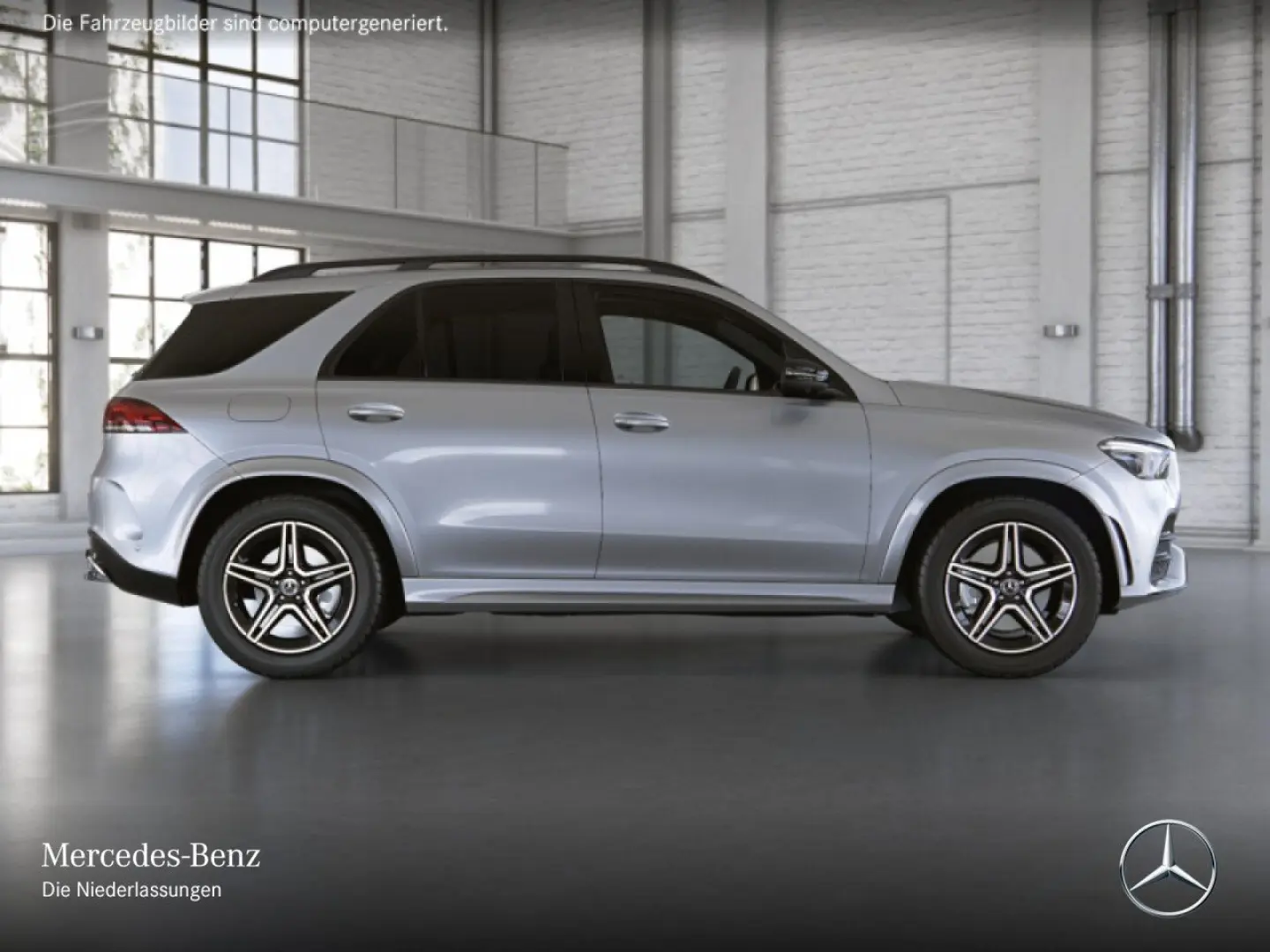 GLE350de 4M AMG Dist Pano 360  AHK Burm Night