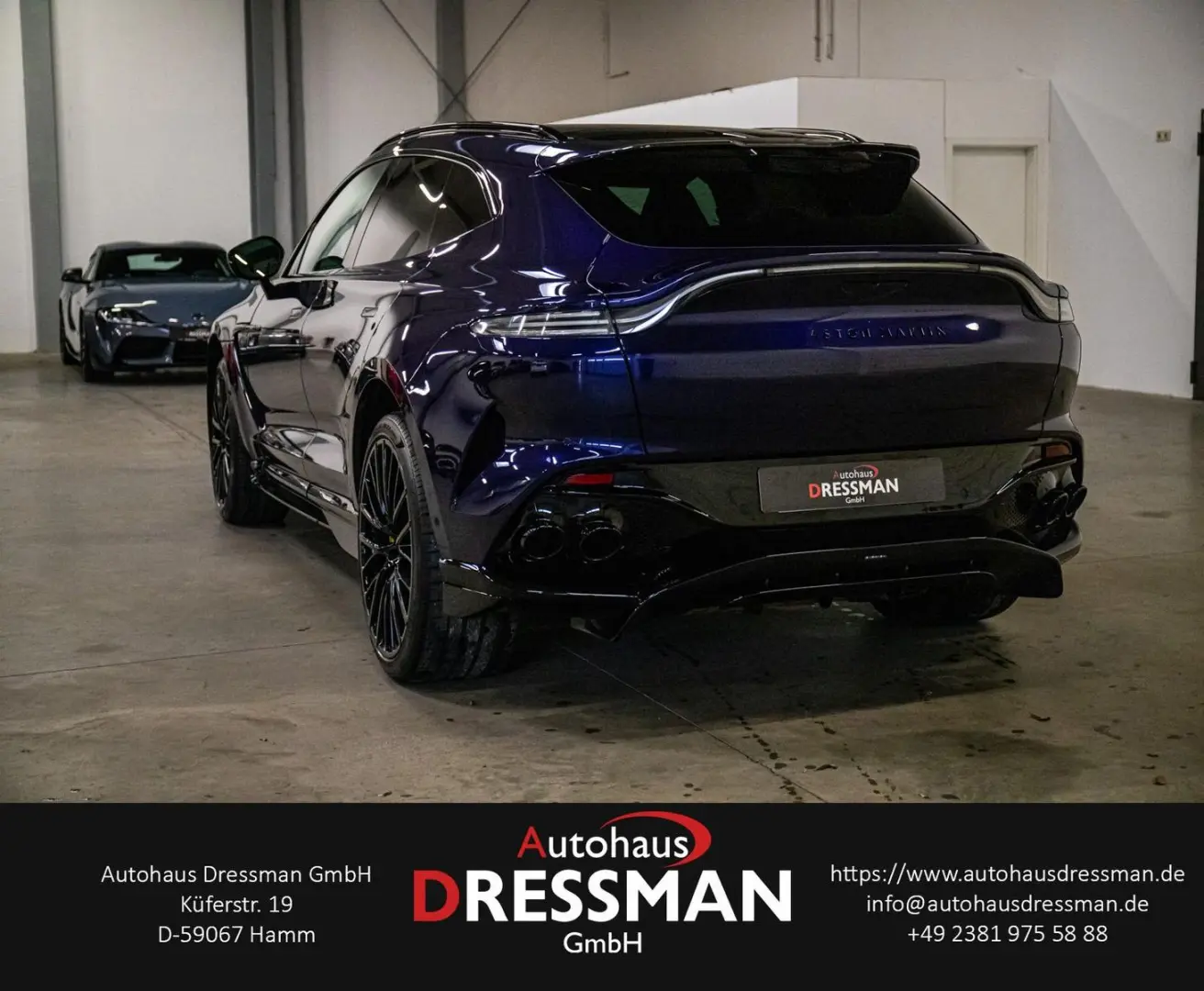 DBX 707 LED PANO AHK LUFT CARBON INDIGO BLUE 23z