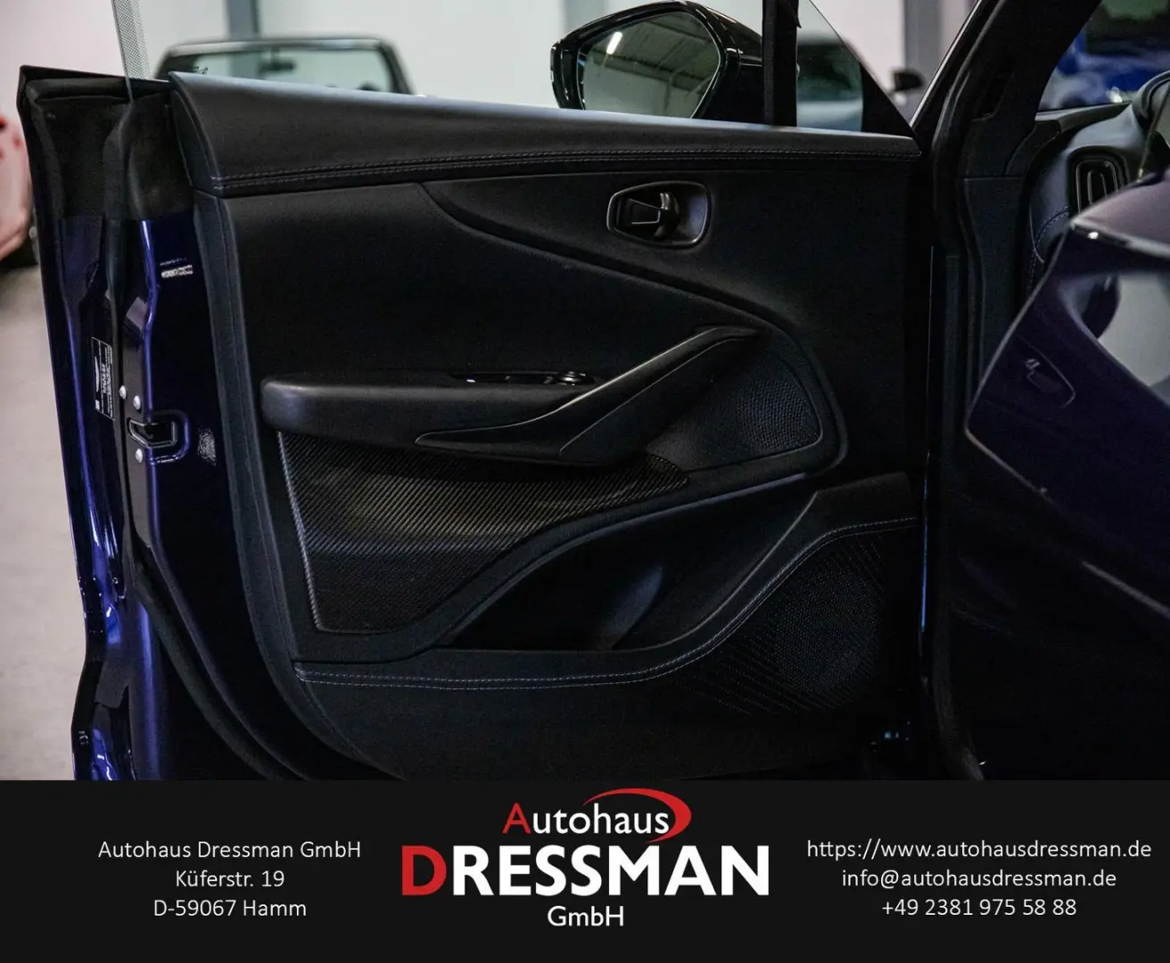 DBX 707 LED PANO AHK LUFT CARBON INDIGO BLUE 23z