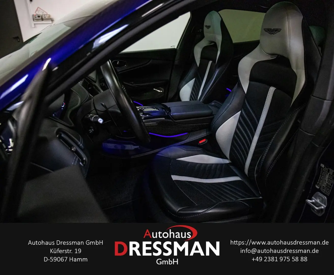 DBX 707 LED PANO AHK LUFT CARBON INDIGO BLUE 23z