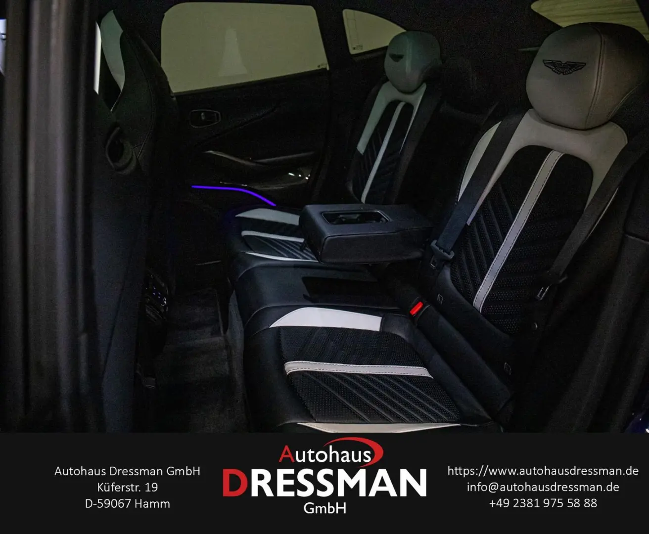 DBX 707 LED PANO AHK LUFT CARBON INDIGO BLUE 23z