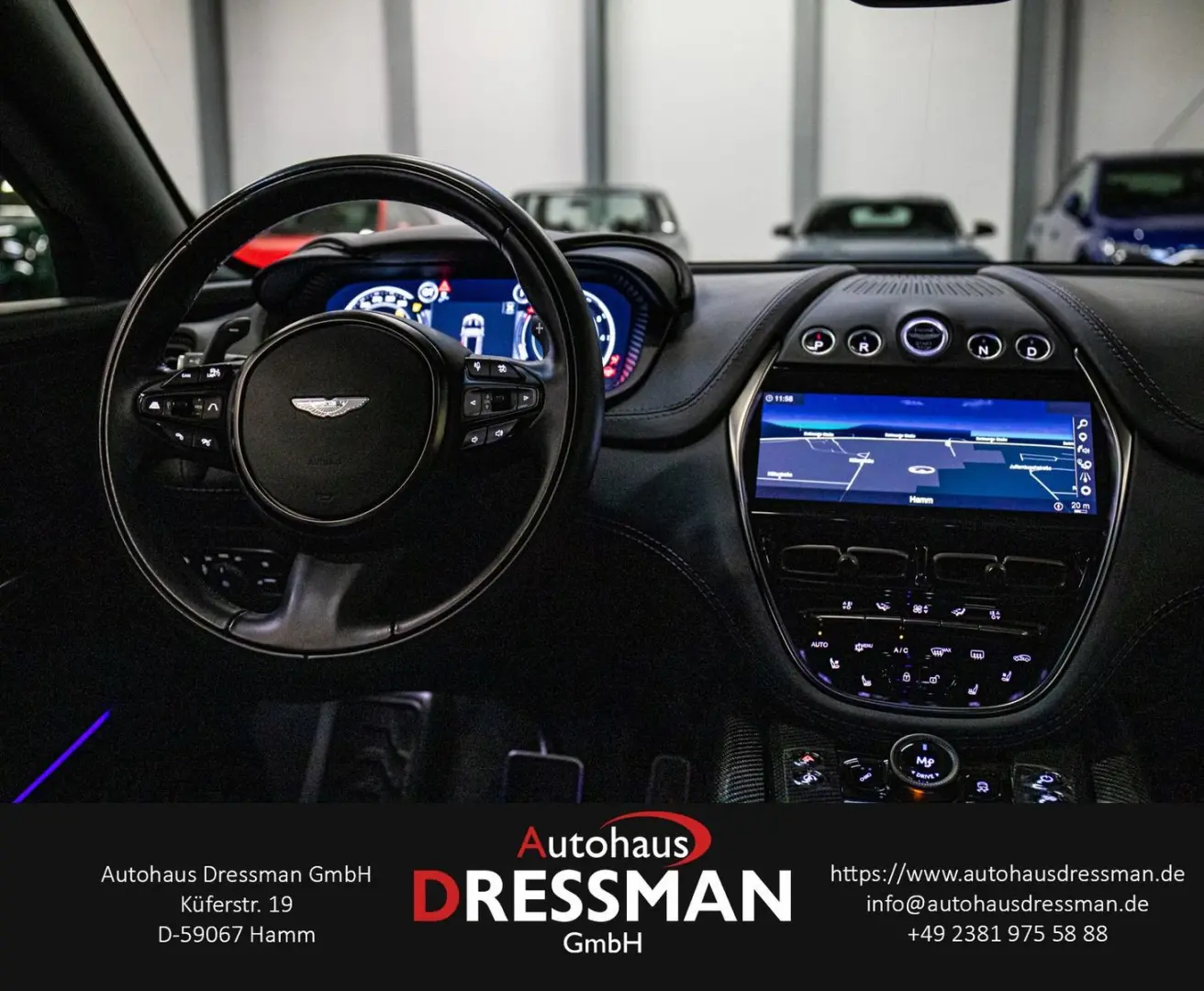 DBX 707 LED PANO AHK LUFT CARBON INDIGO BLUE 23z