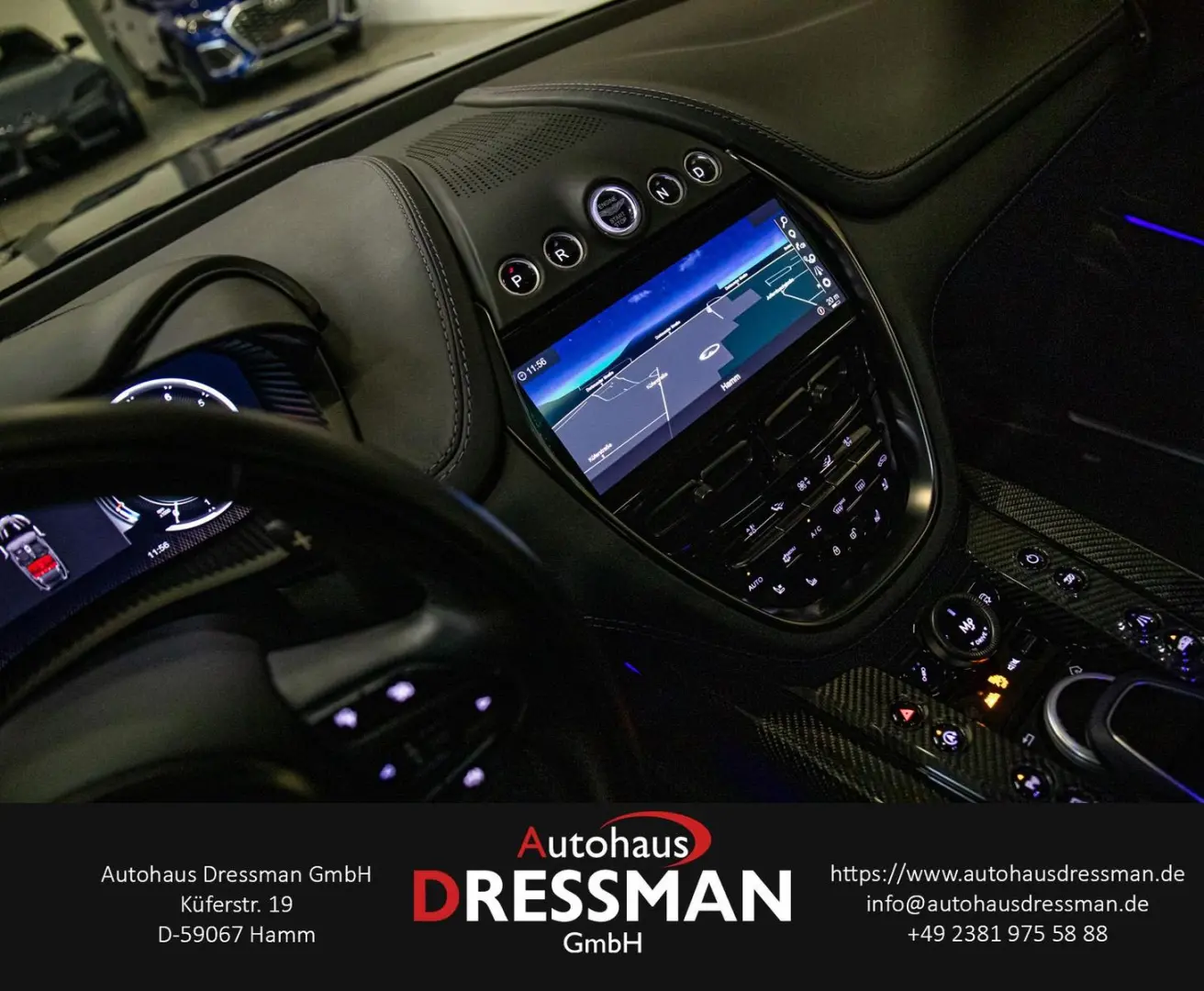 DBX 707 LED PANO AHK LUFT CARBON INDIGO BLUE 23z