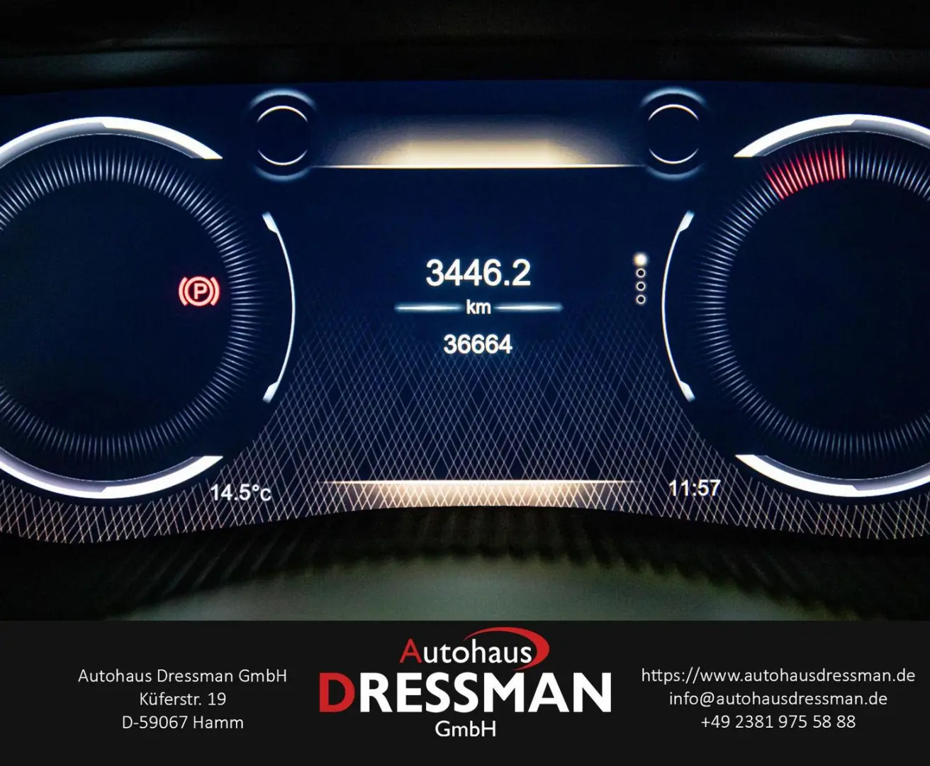 DBX 707 LED PANO AHK LUFT CARBON INDIGO BLUE 23z