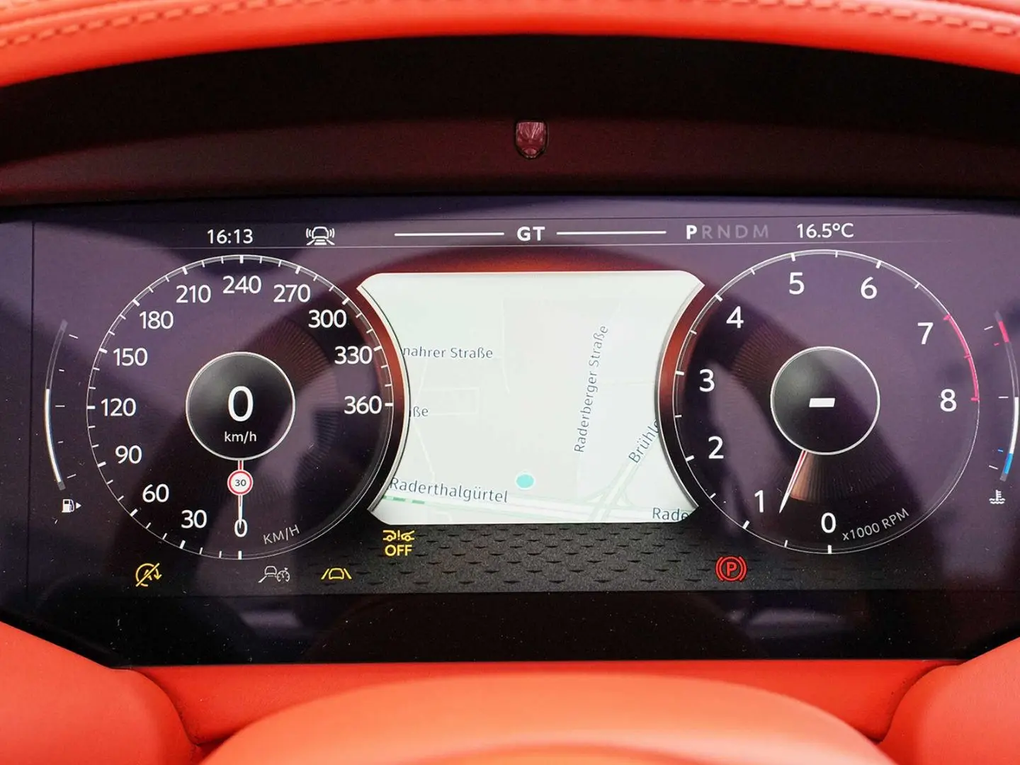 DB12 Volante Californian Poppy Carbonbremse  B&W