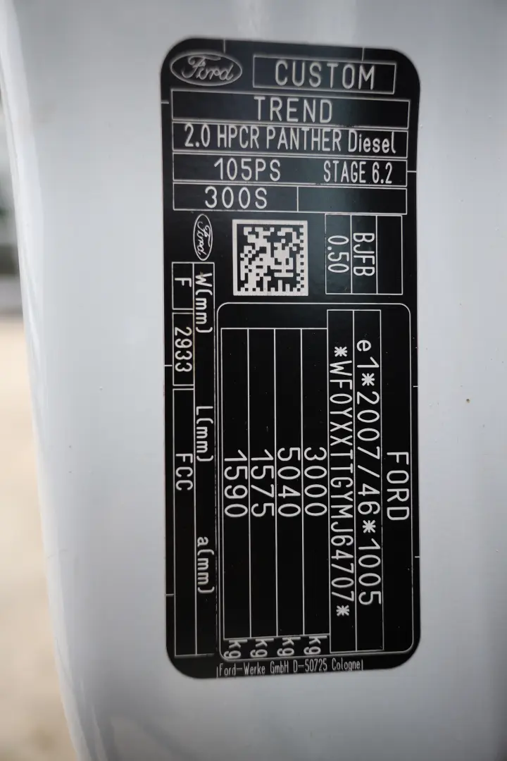 Ford Transit Custom L1H2 2.0D 108C