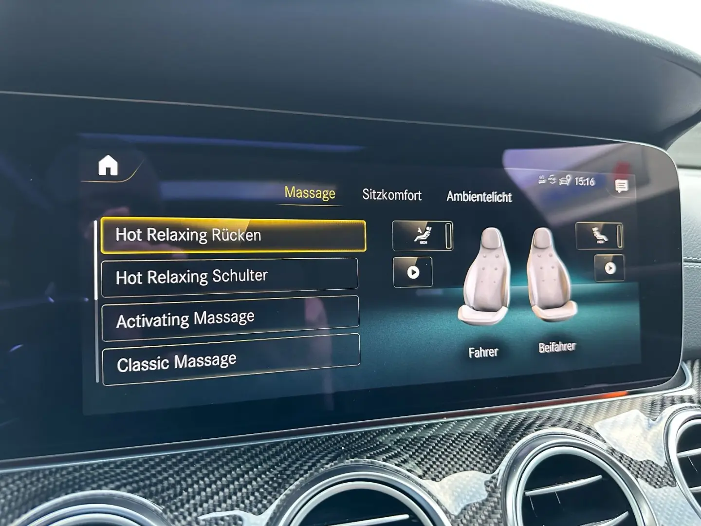 E 53 AMG 4M  T   Carbon   Massage   Standheizung