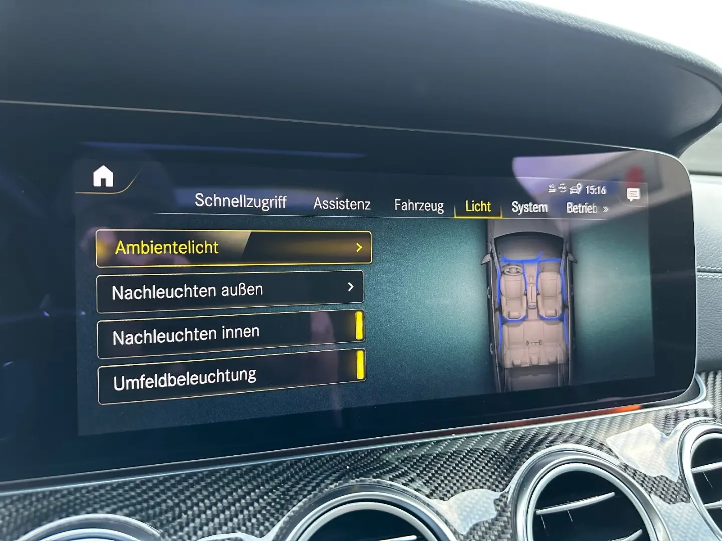 E 53 AMG 4M  T   Carbon   Massage   Standheizung