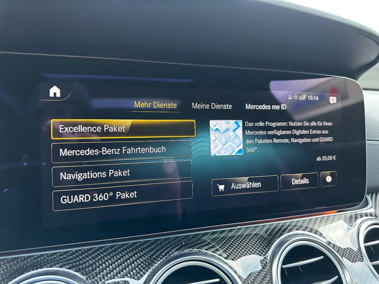 E 53 AMG 4M  T   Carbon   Massage   Standheizung