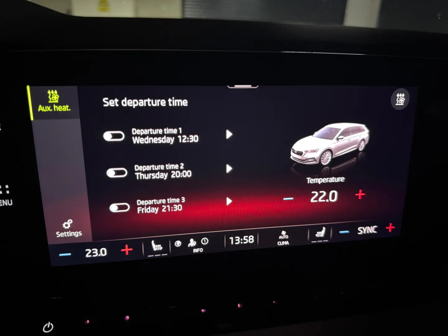 Skoda Octavia 4 Style  Matrix Webasto Distronic