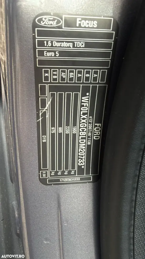 Ford Focus 1.6 TDCi ECOnetic 88g
